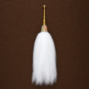 Premium Traditional Chaur Sahib (White Yak Hair Fly Whisk)